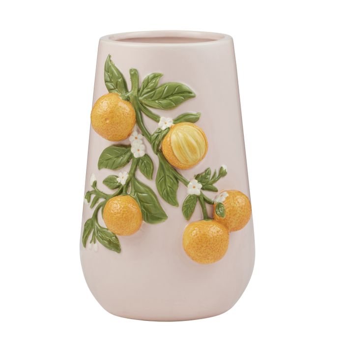 Arancia Ceramic Vase 18x26cm Pink/Orange-Pots, Planters & Vases-Coast To Coast Home-The Bay Room