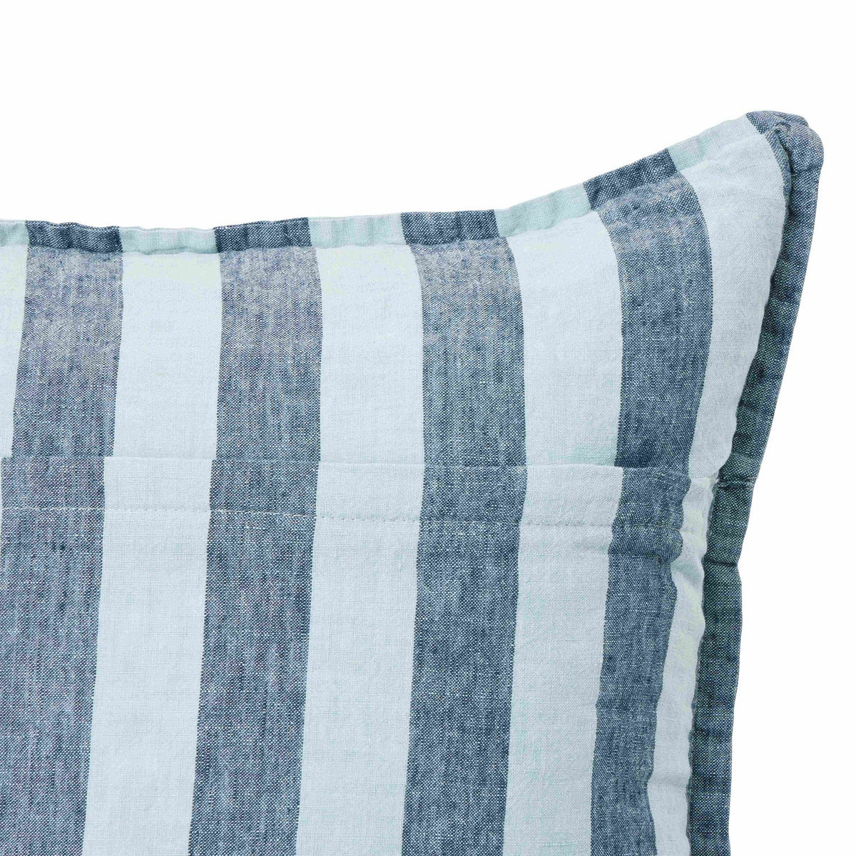 Arden Stripe Cushion 50x50cm Blue