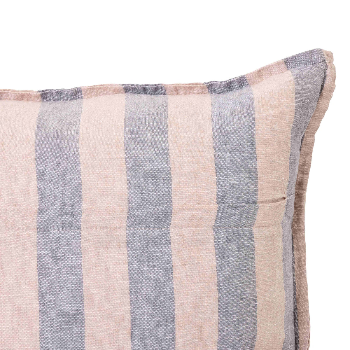 Arden Stripe Cushion 50x50cm Pink & Blue