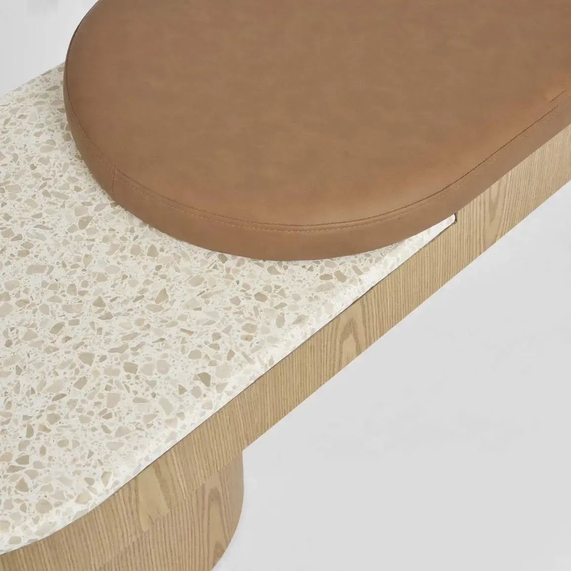 Arlo Bench Light Oak & Terrazzo-Furniture-MRD-The Bay Room