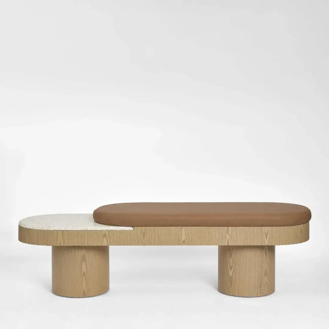Arlo Bench Light Oak & Terrazzo-Furniture-MRD-The Bay Room