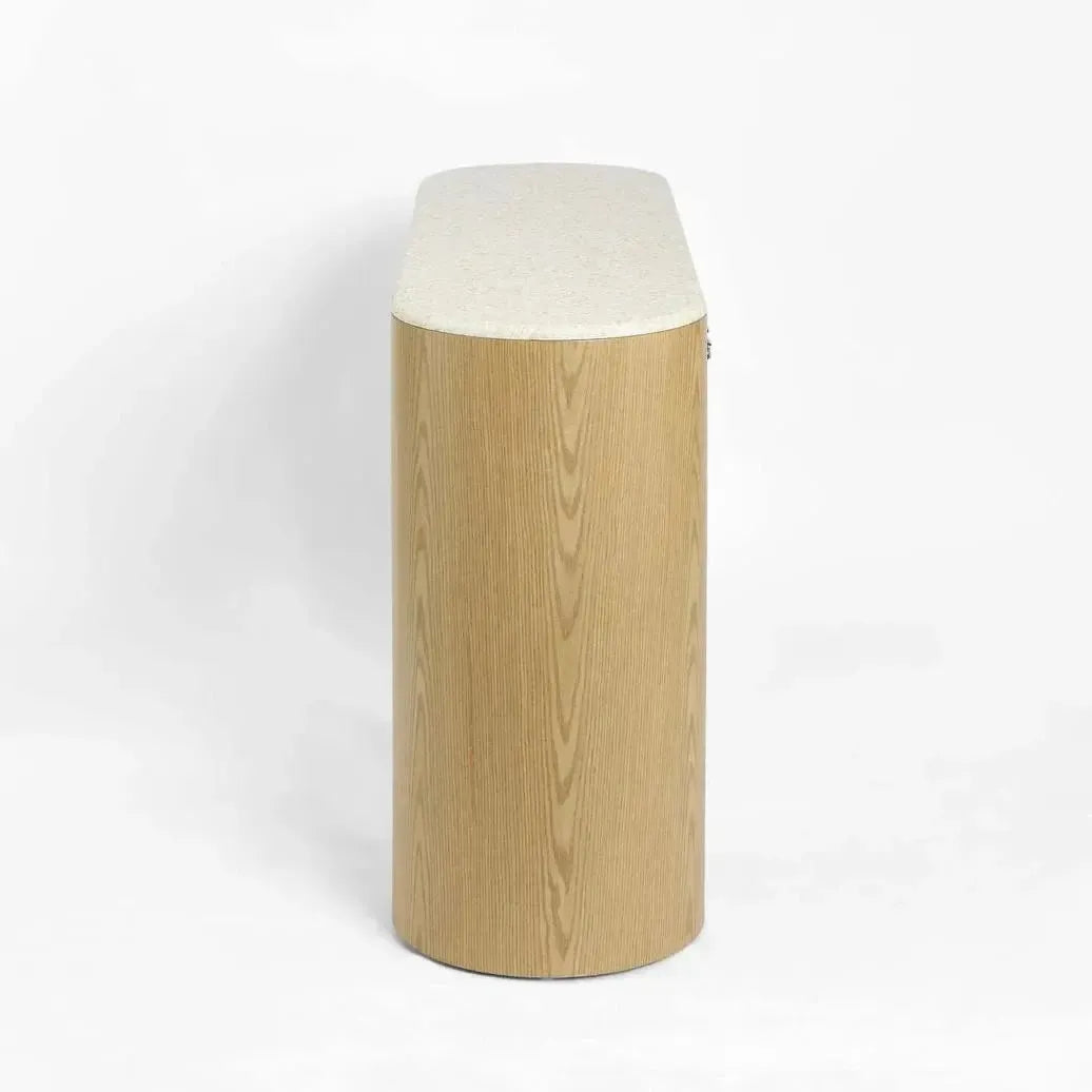 Arlo Console Light Oak & Terrazzo-Furniture-MRD Home-The Bay Room
