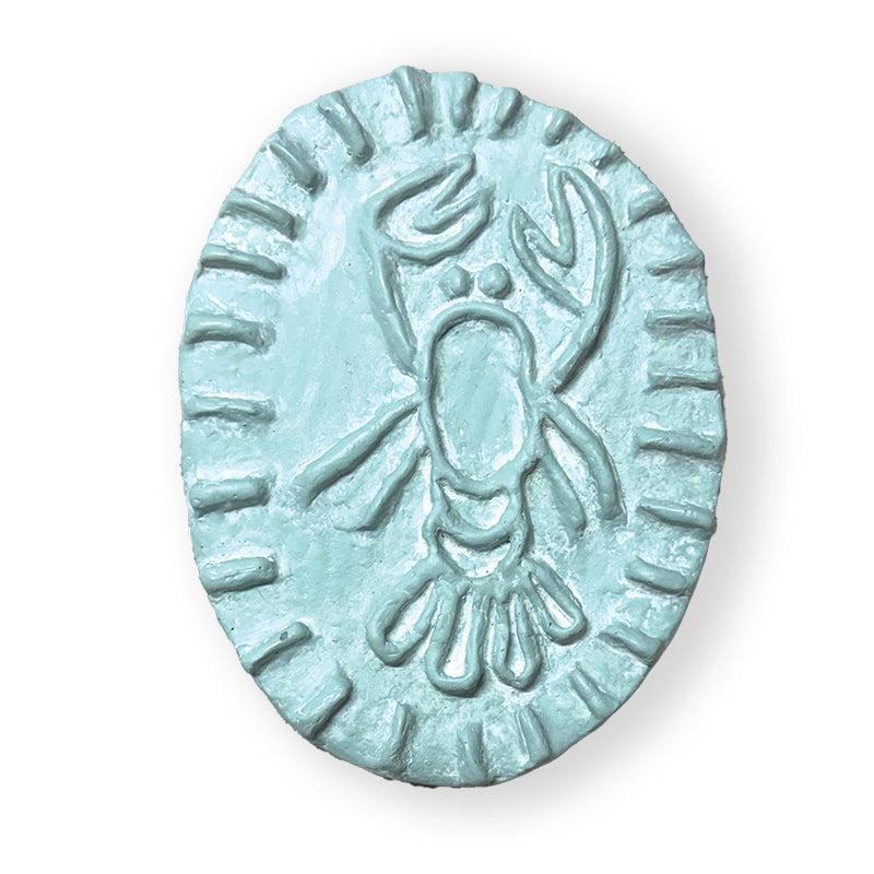Artisan Lobster Wall Tile-Wall Decor-DWBH-The Bay Room