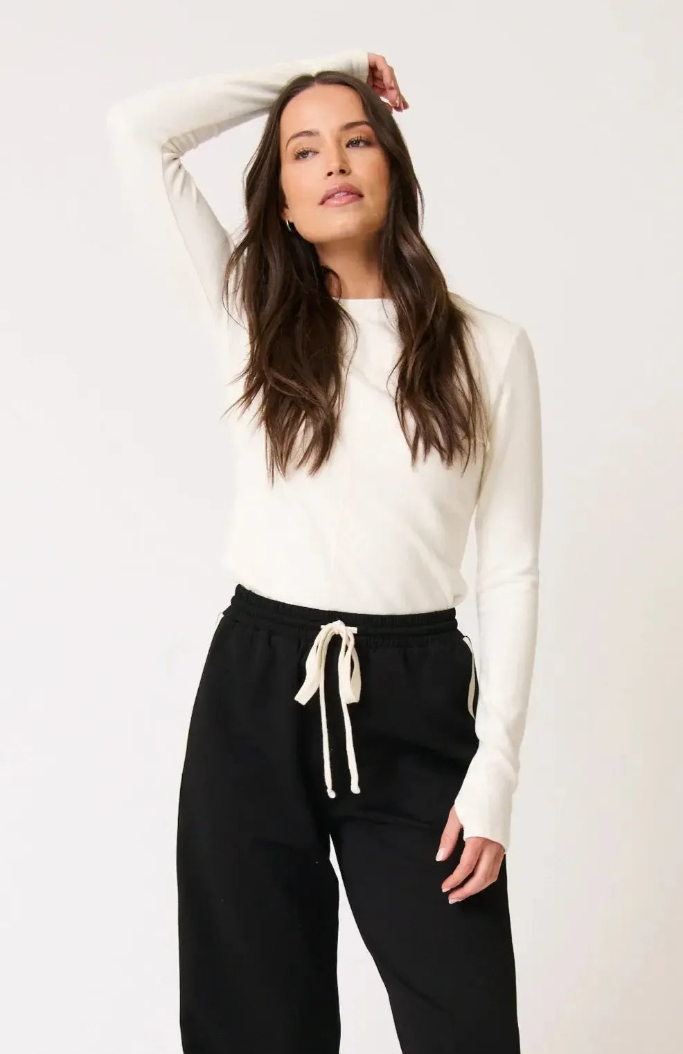 Aspyn Top - Cream-Tops-Cartel & Willow-The Bay Room