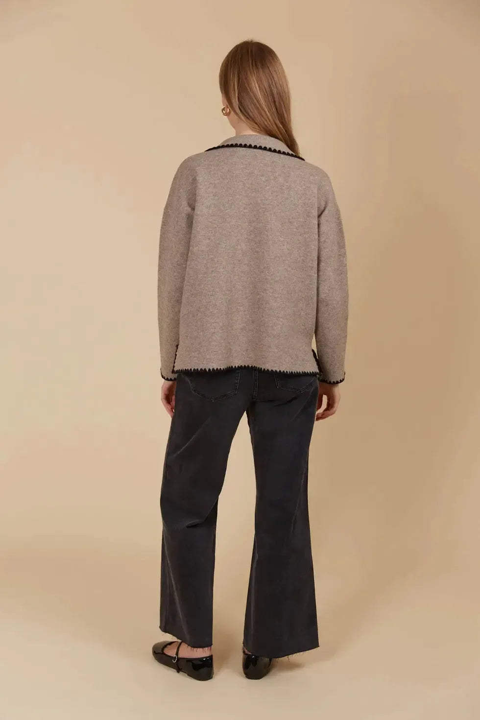 Athena Jumper - Taupe-Knitwear & Jumpers-Isle Of Mine-The Bay Room