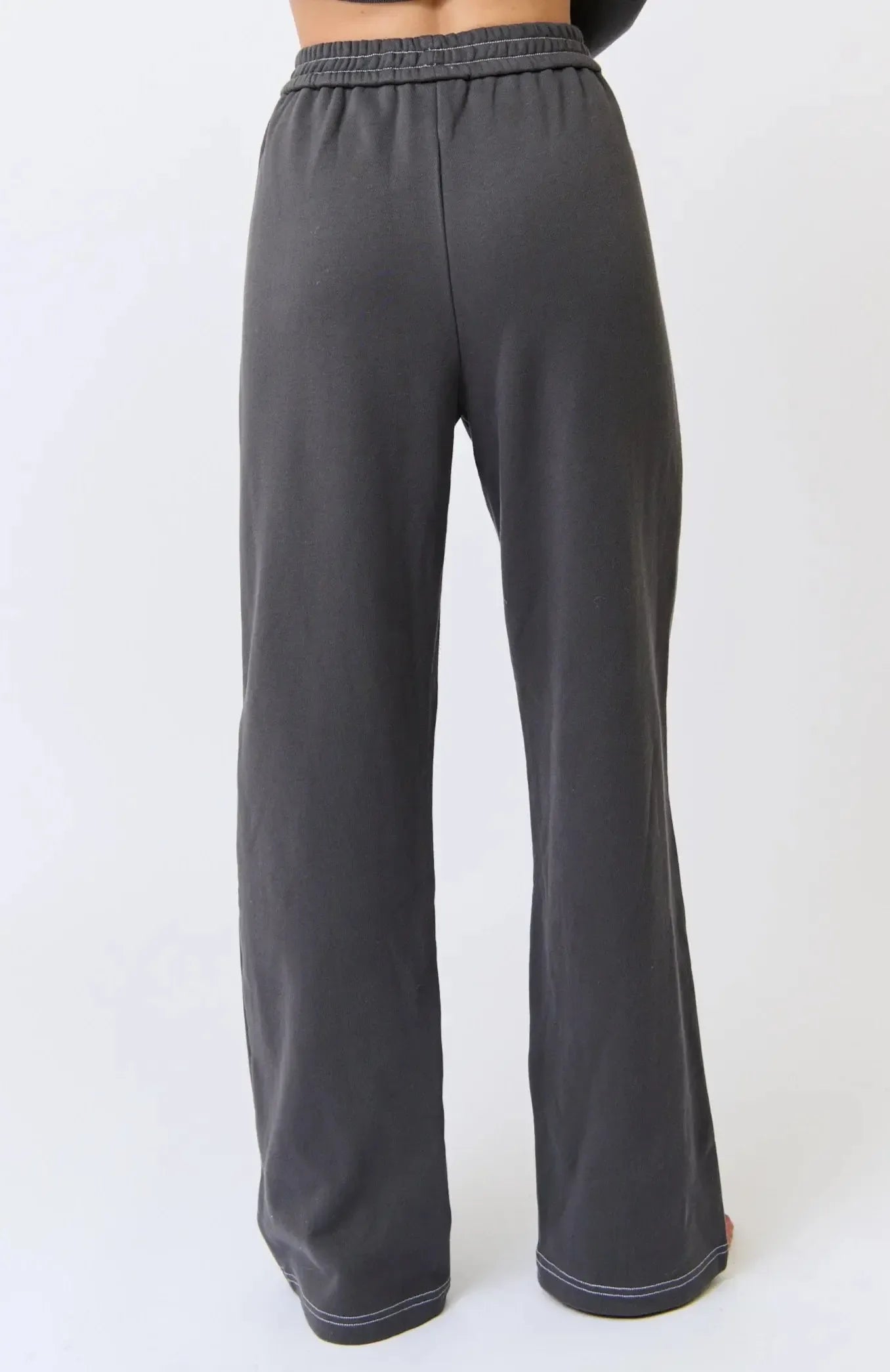 Aubrey Pant - Charcoal-Pants-Cartel & Willow-The Bay Room
