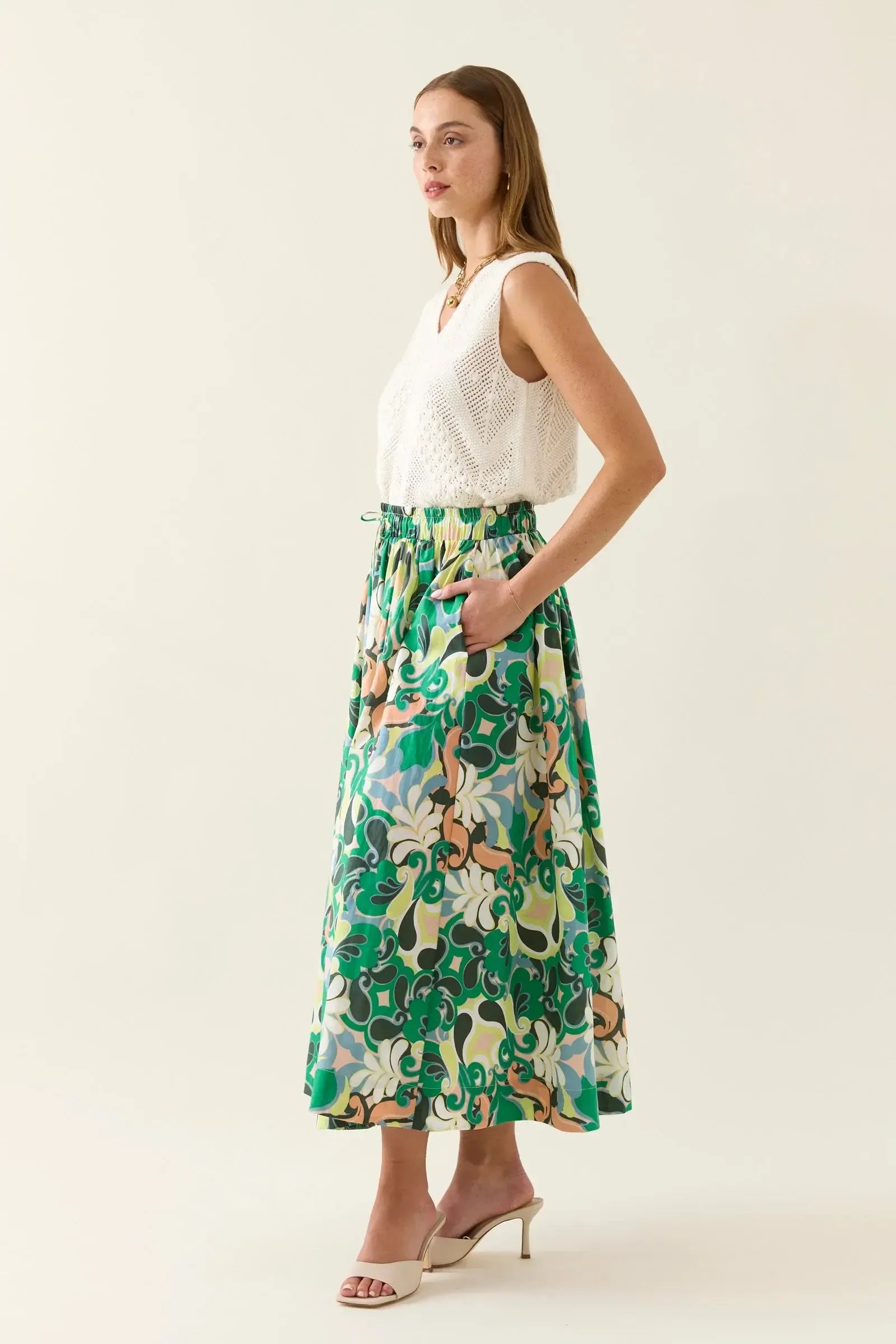 Aurora Maxi Skirt - Paisley-Isle Of Mine-The Bay Room