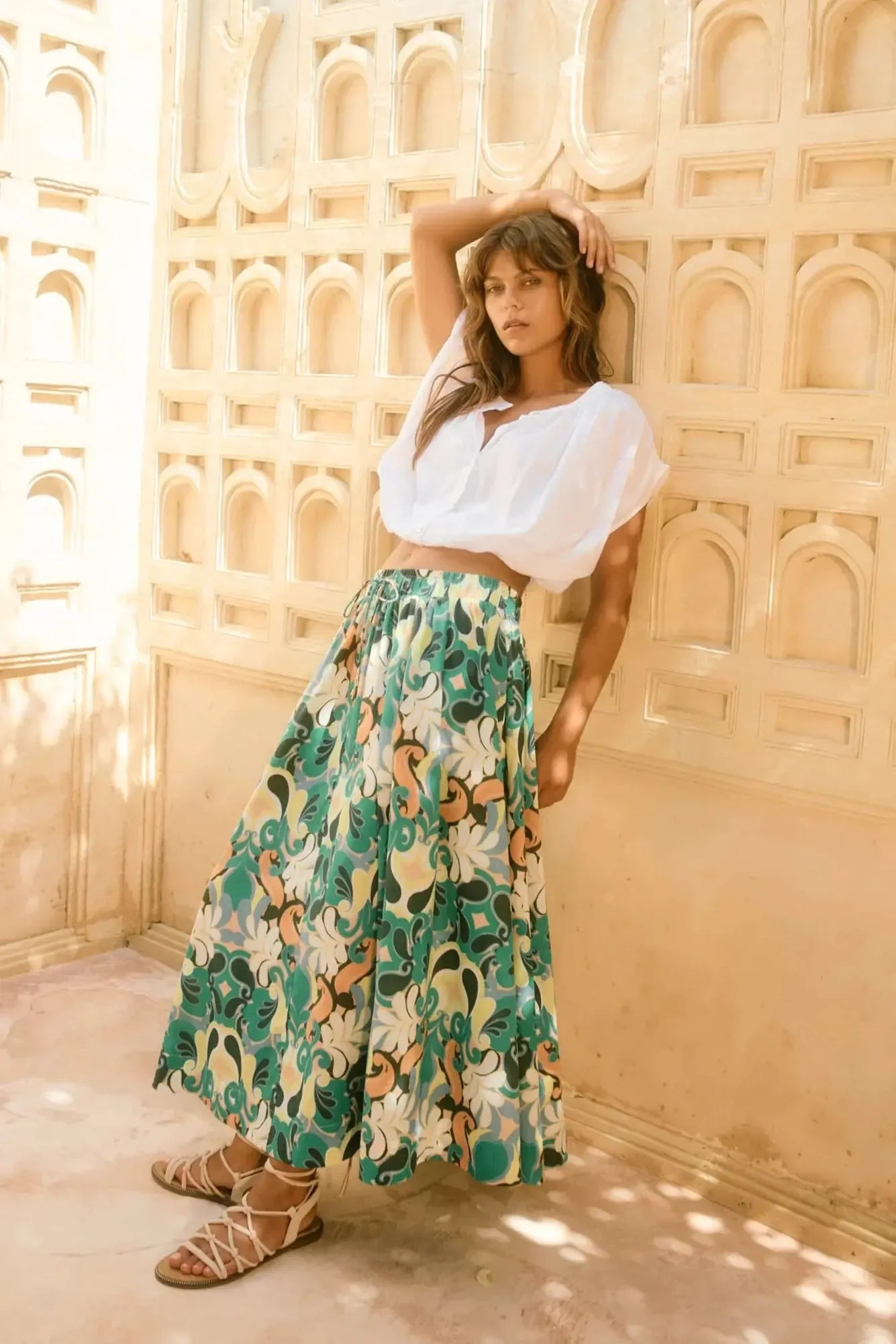 Aurora Maxi Skirt - Paisley-Isle Of Mine-The Bay Room