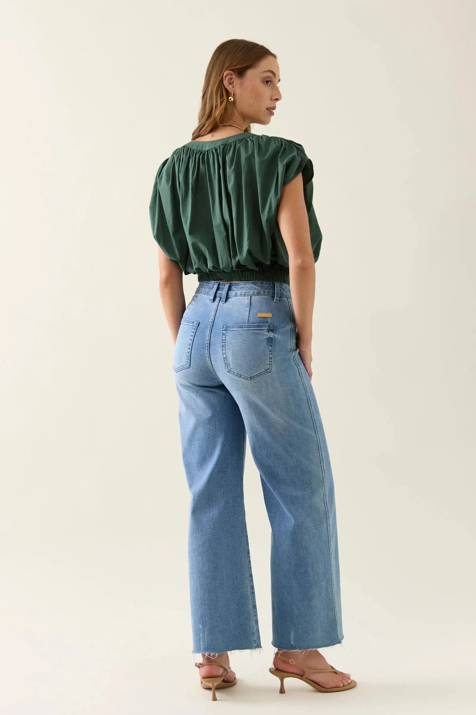 Aurora Reversible Crop Top - Myrtle-Isle Of Mine-The Bay Room