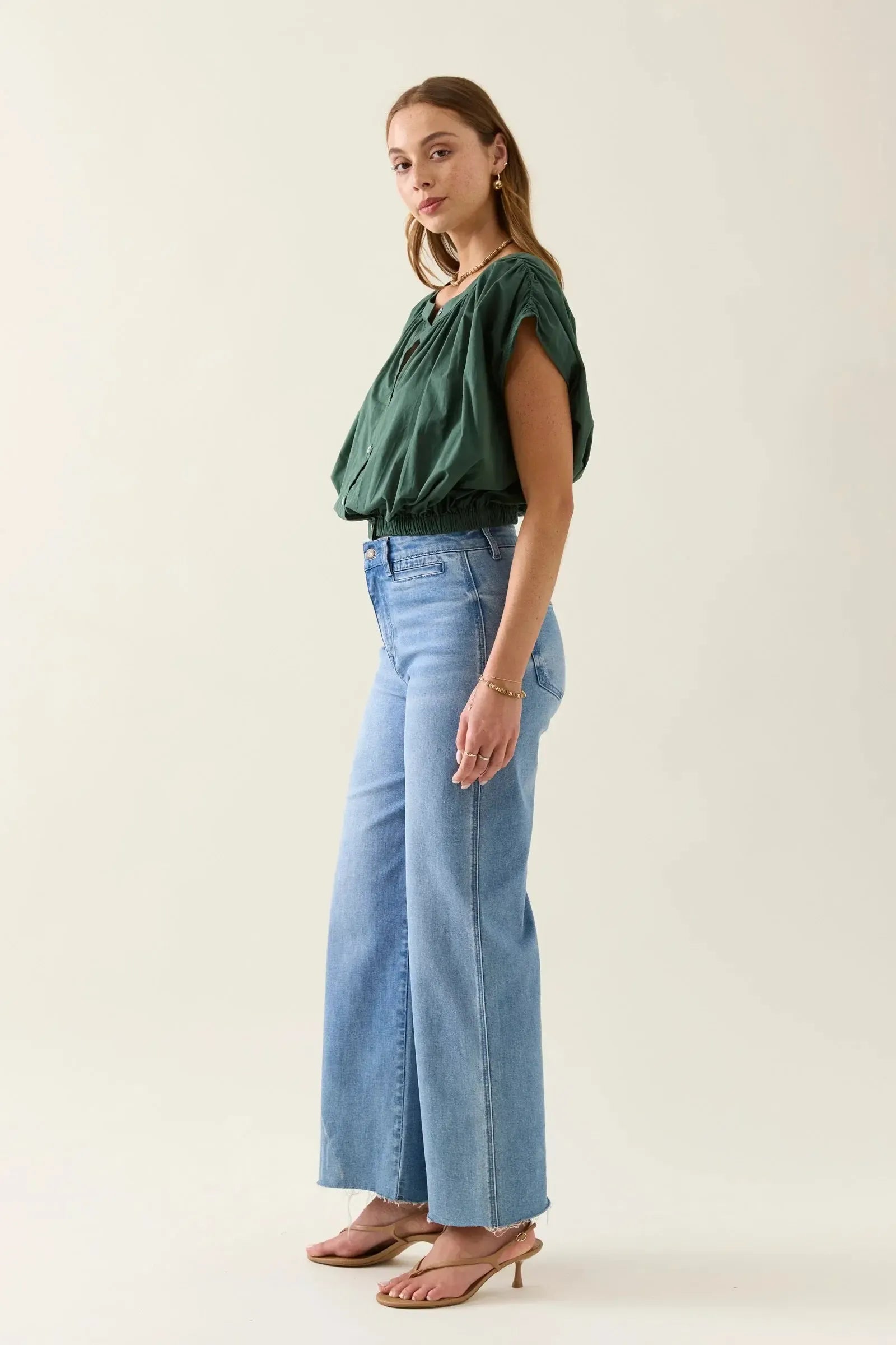 Aurora Reversible Crop Top - Myrtle-Isle Of Mine-The Bay Room