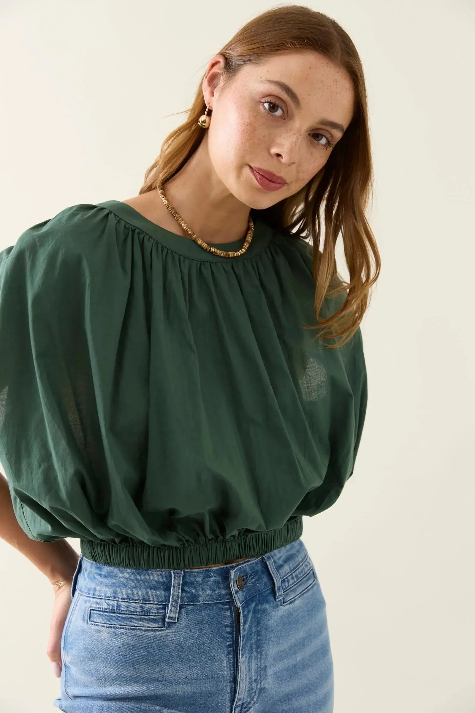 Aurora Reversible Crop Top - Myrtle-Isle Of Mine-The Bay Room