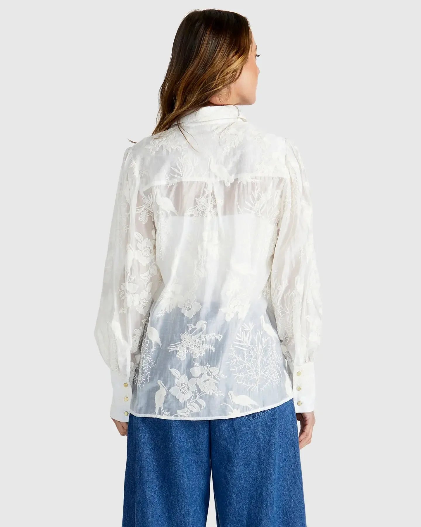 Aurora Shirt - White-Tops-Fate + Becker-The Bay Room