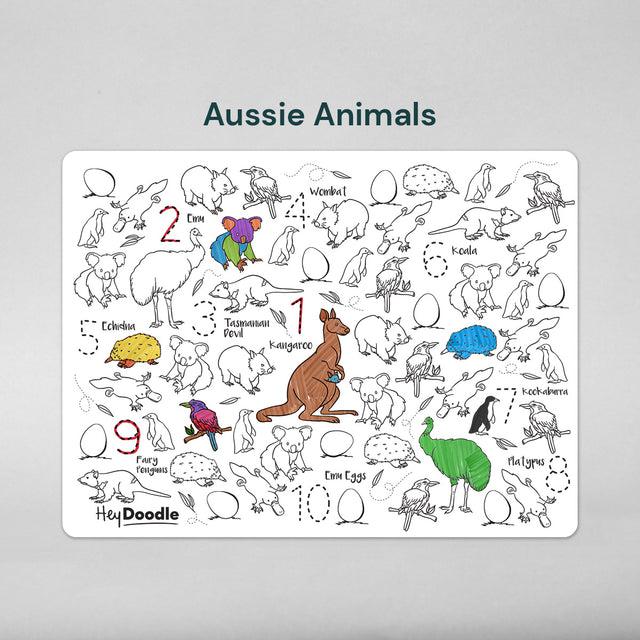 Aussie Animals Classic Mat-Toys-Hey Doodle-The Bay Room