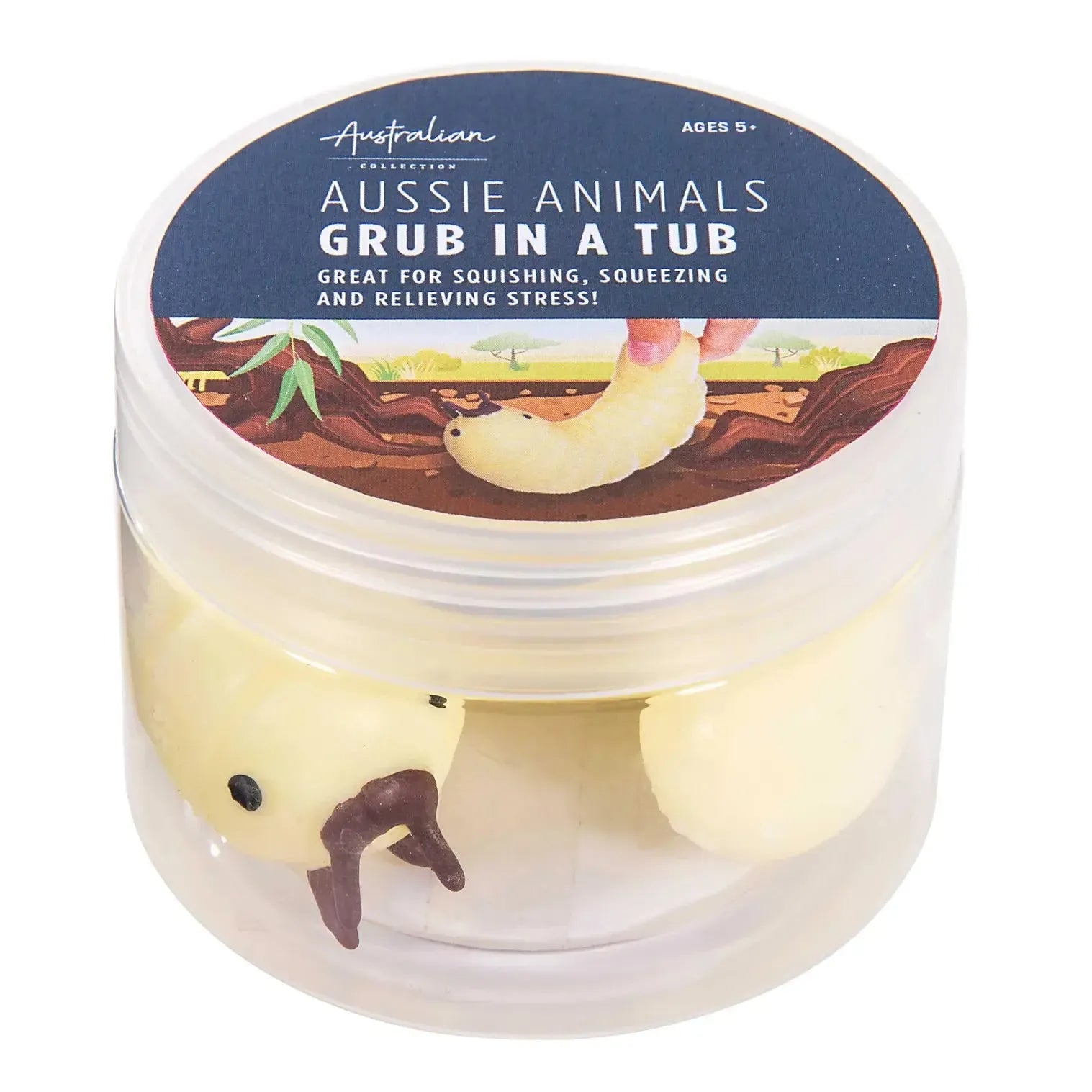 Aussie Animals Grub in a Tub-Toys-The Australian Collection-The Bay Room