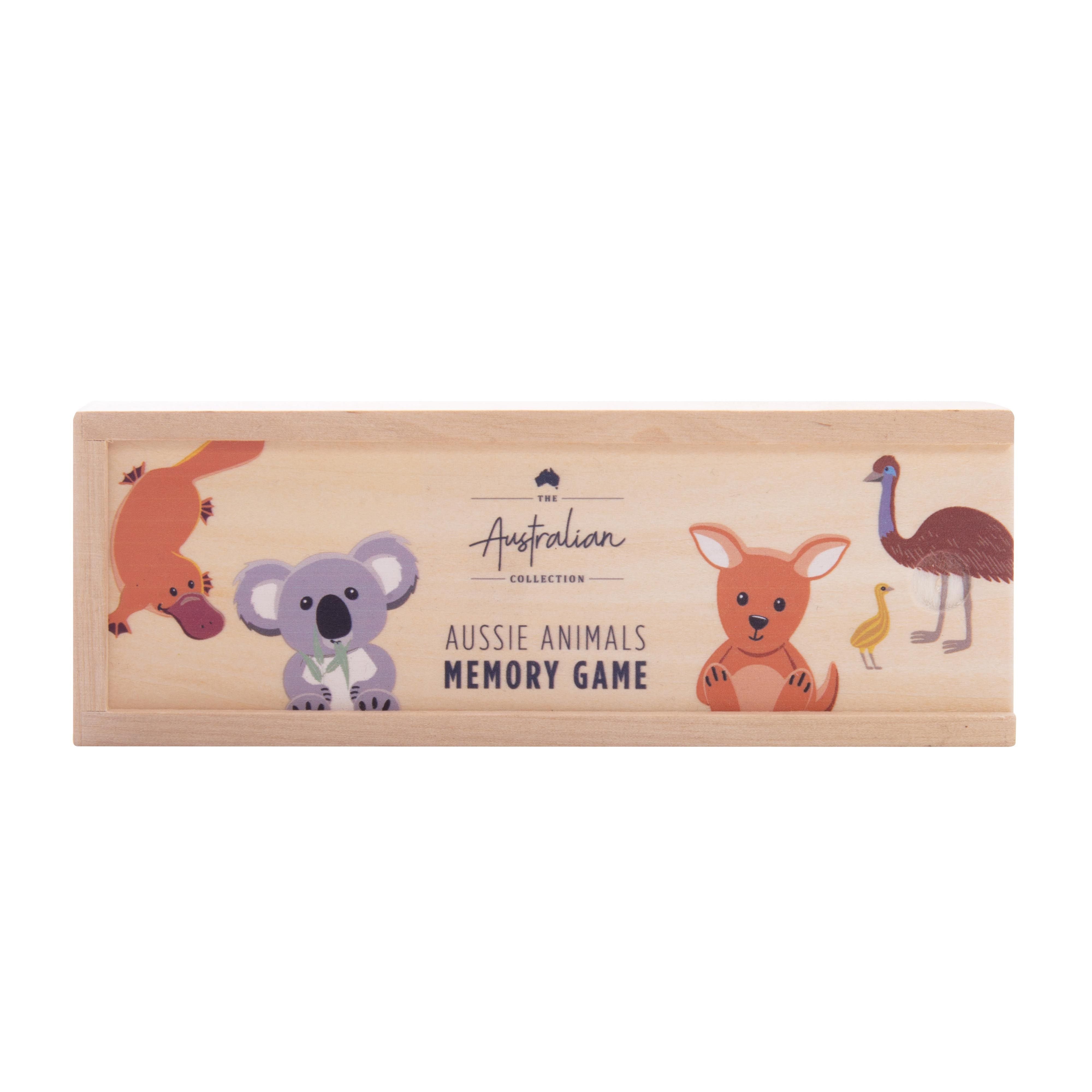 Aussie Animals Wooden Memory Game-Toys-IS Gift-The Bay Room