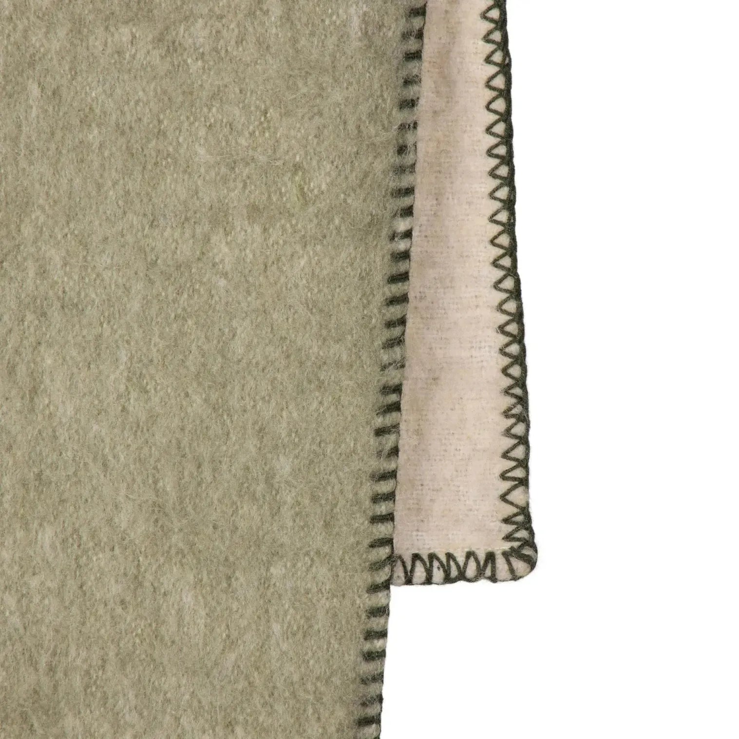 Avalon Stitch Throw 130x180cm Green-Soft Furnishings-Amalfi-The Bay Room