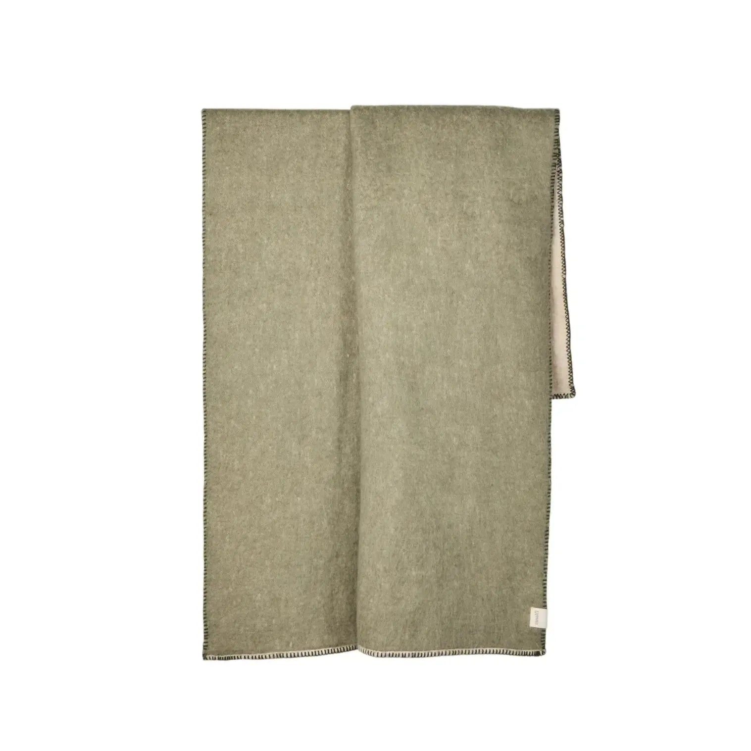 Avalon Stitch Throw 130x180cm Green-Soft Furnishings-Amalfi-The Bay Room