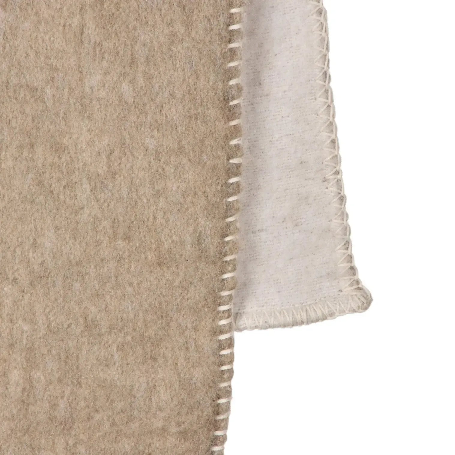 Avalon Stitch Throw 130x180cm Natural-Soft Furnishings-Amalfi-The Bay Room