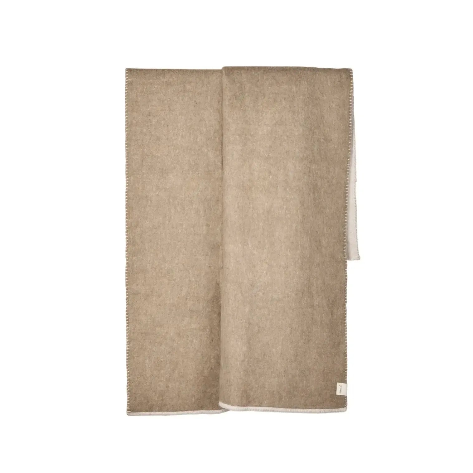 Avalon Stitch Throw 130x180cm Natural-Soft Furnishings-Amalfi-The Bay Room