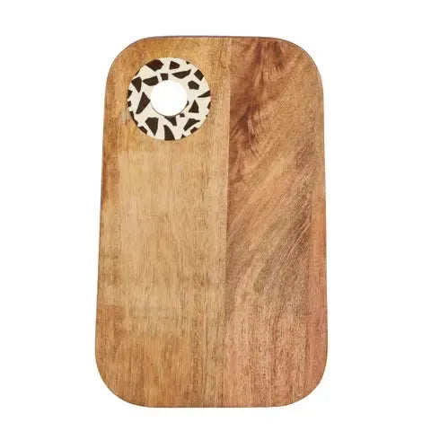 Avery Wood Serving Board 25x40cm Cocoa-Dining & Entertaining-Coast To Coast Home-The Bay Room