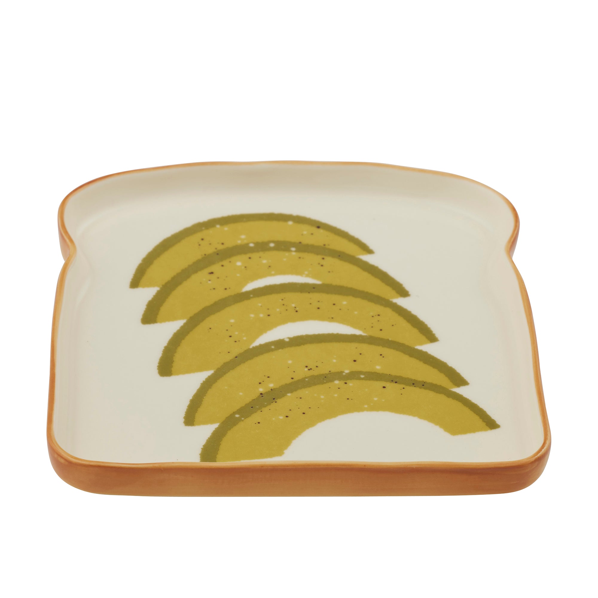 Avo on Toast Ceramic Plate 16x16cm-Dining & Entertaining-Coast To Coast Home-The Bay Room
