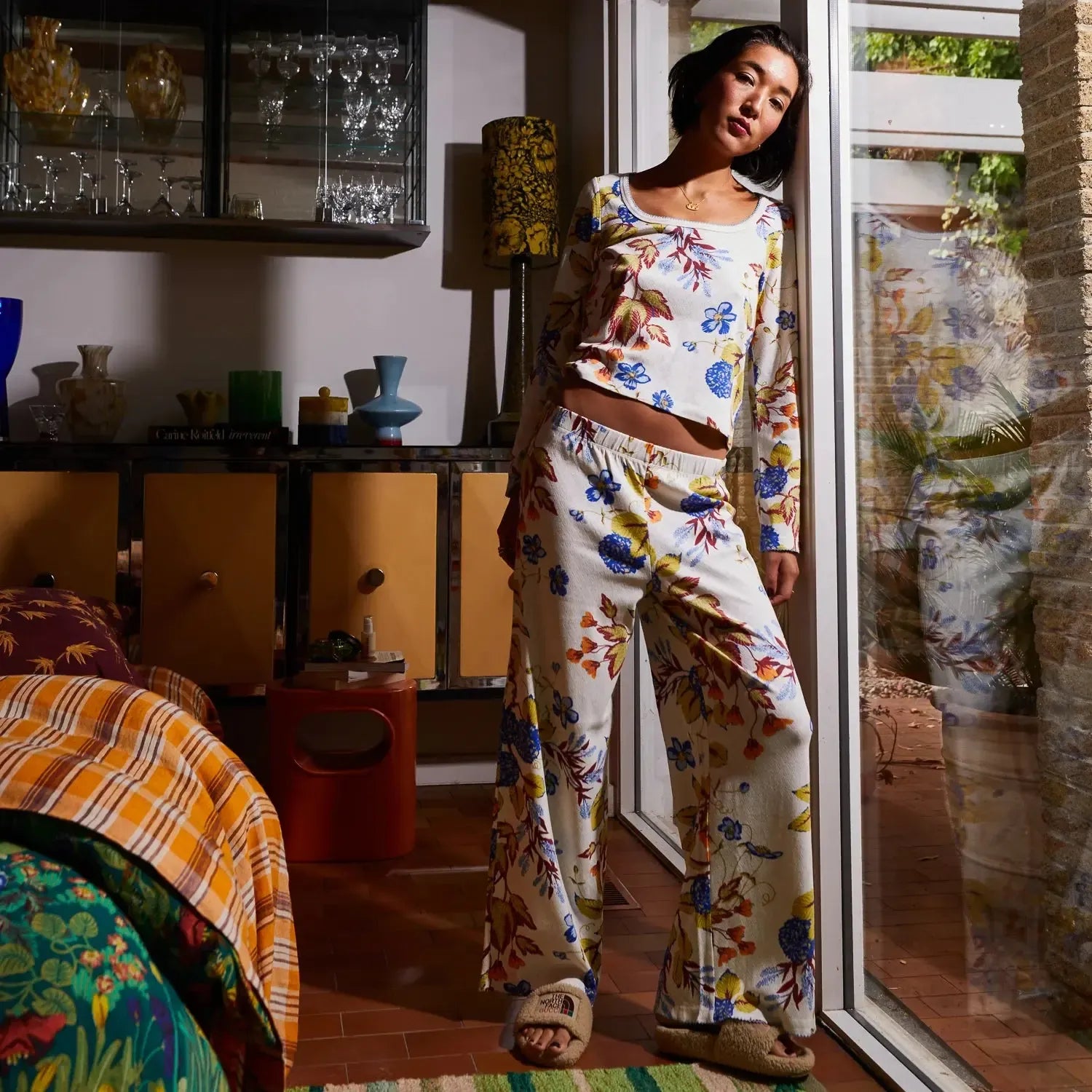 Babette Pointelle Pyjama Set-Sleepwear & Robes-Sage & Clare-The Bay Room