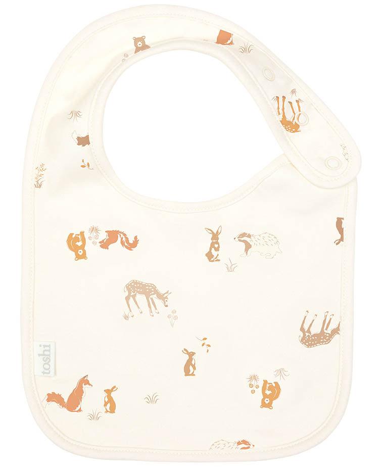 Baby Bib Classic Enchanted Forest Feather-Clothing & Accessories-Toshi-The Bay Room