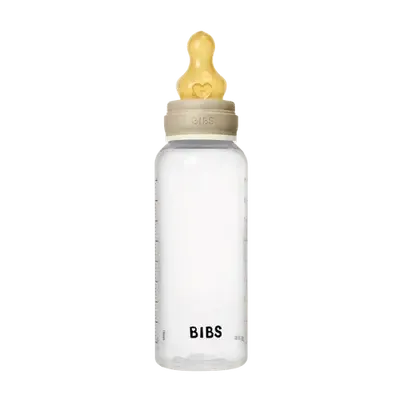 Baby Bottle BPA Free plastic 270ml Latex - GLOW Vanilla-BIBS-The Bay Room