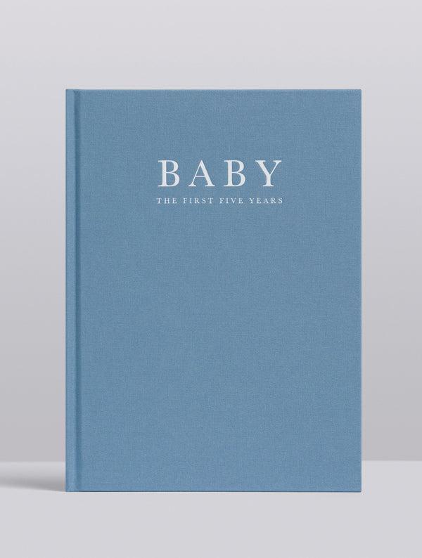 Baby Journal - Birth To Five Years BLUE-Nursery & Nurture-Write To Me-The Bay Room