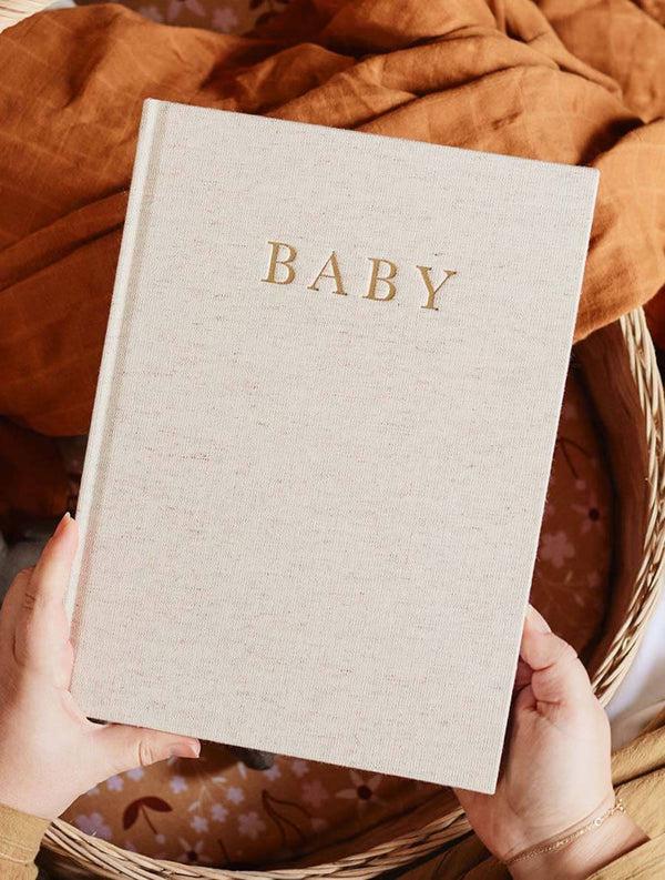 Baby Journal - Birth To Five Years OATMEAL-Journals, Books & Calendars-Write To Me-The Bay Room