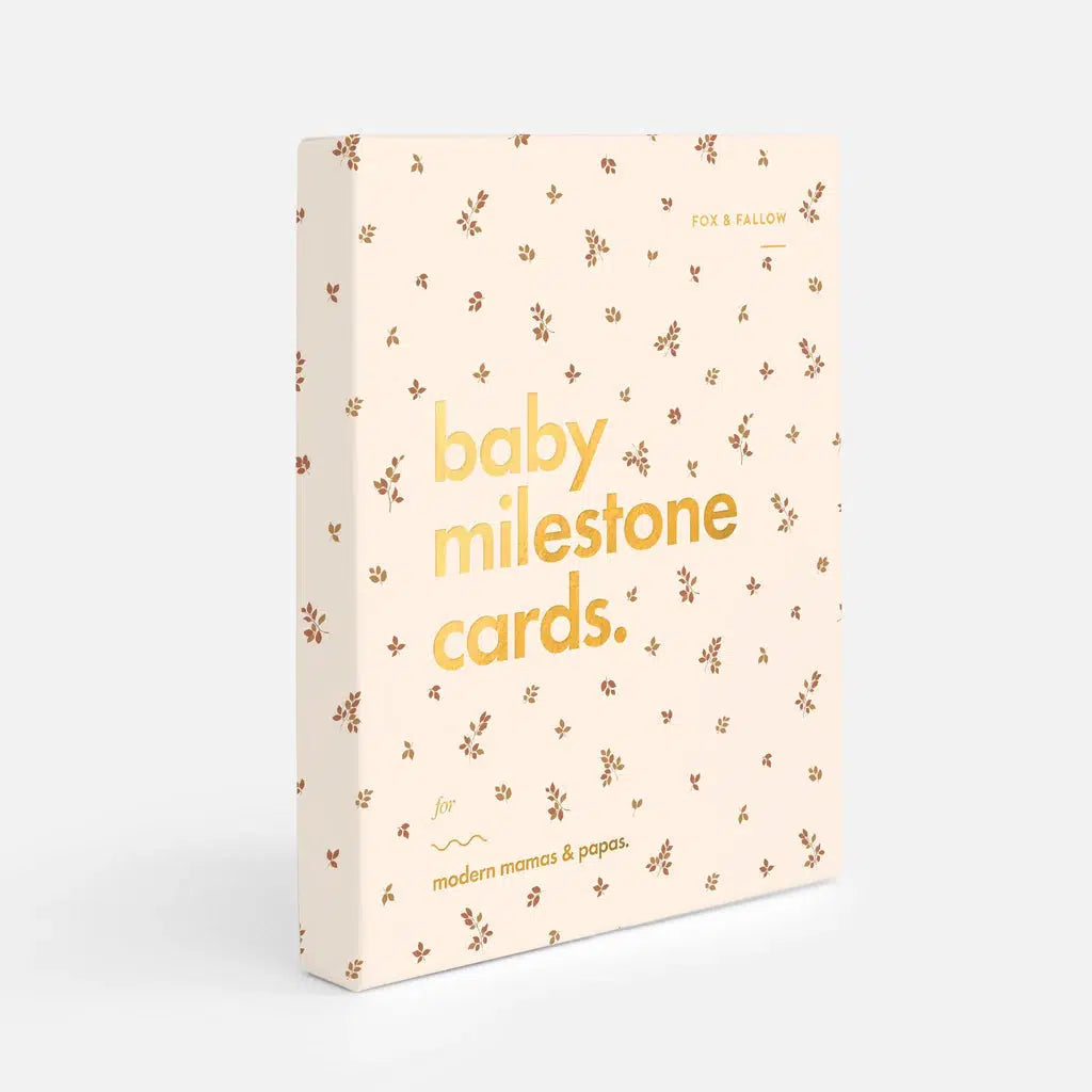 Baby Milestone Cards - Broderie-Nursery & Nurture-Fox & Fallow-The Bay Room