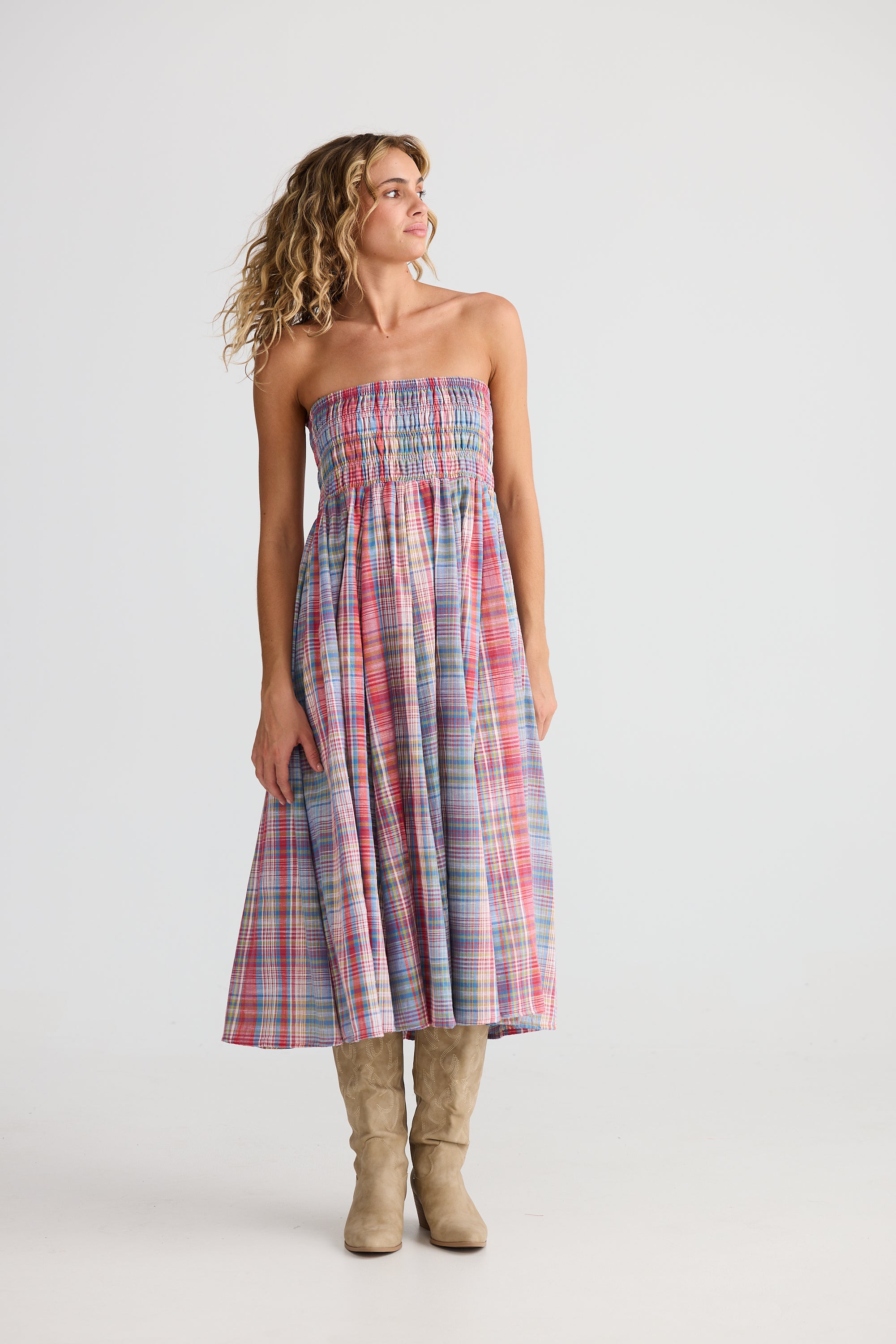 Balmoral Skirt - Picnic Check-Skirts-Talisman-The Bay Room