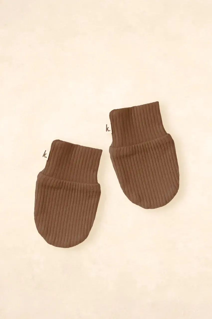 Bamboo Stretch Mittens-Nursery & Nurture-Kiin-Chocolate-The Bay Room