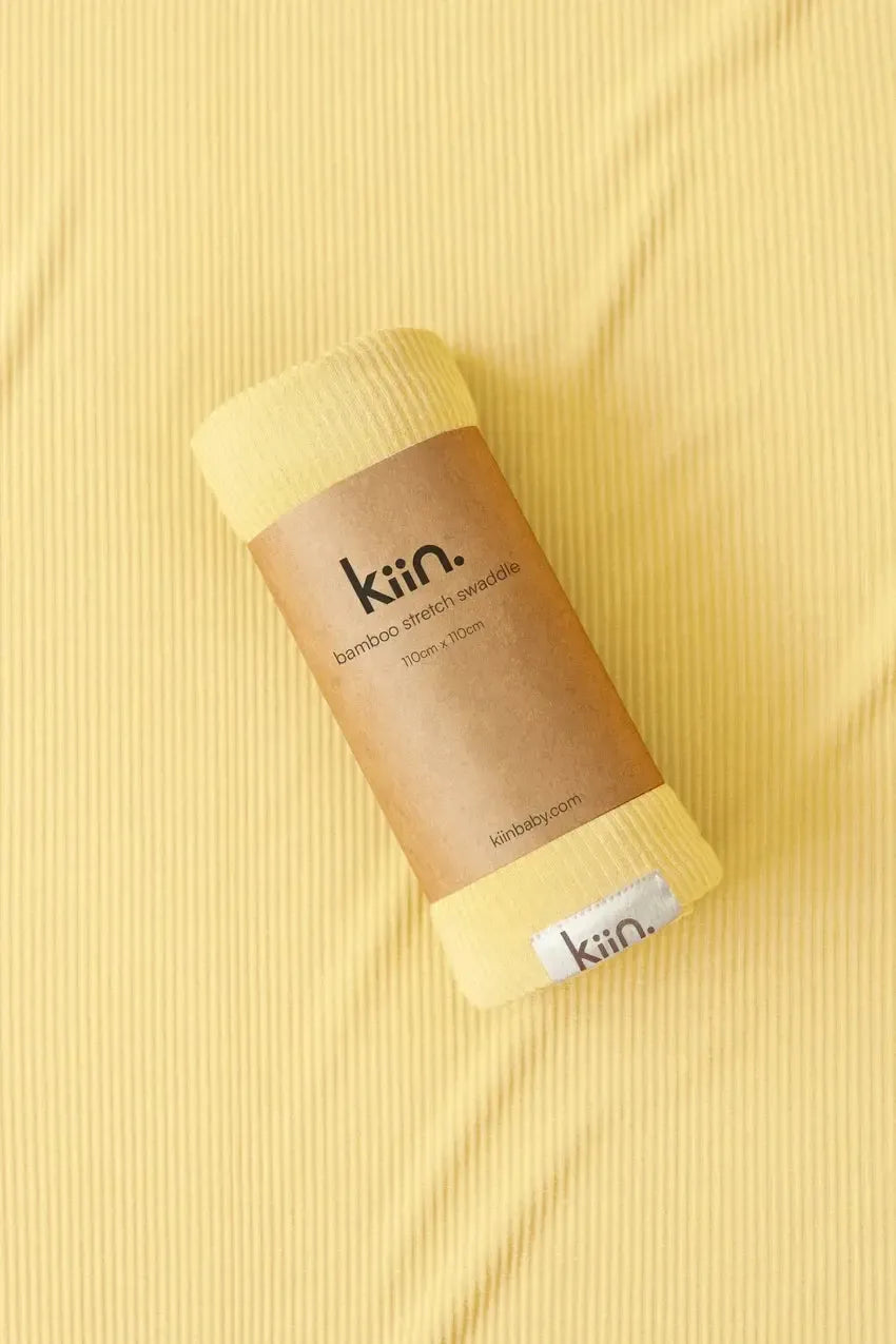 Bamboo Stretch Swaddle - Buttercup-Nursery & Nurture-Kiin-The Bay Room