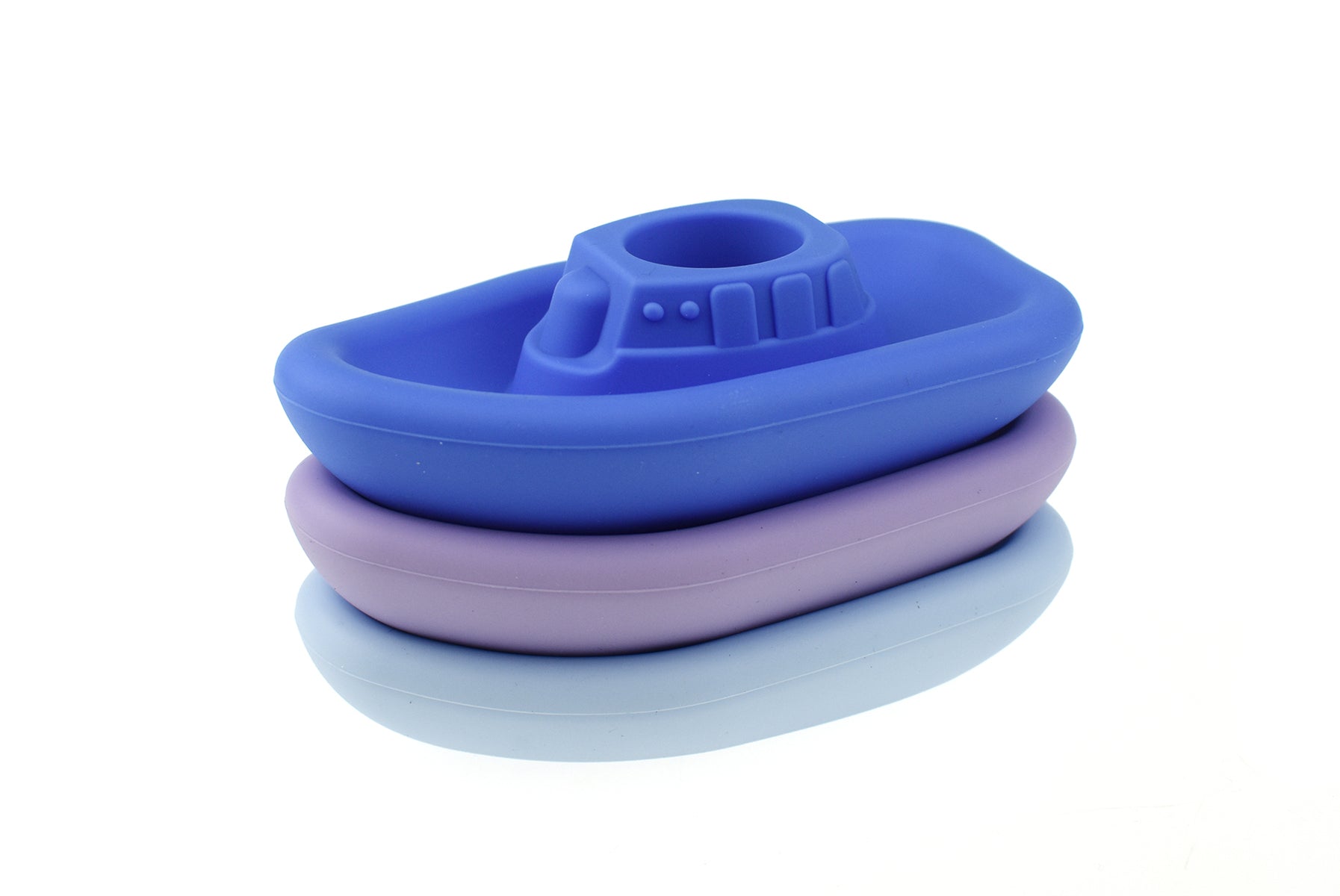 Bath Boats 3pc Silicone Set-Toys-Eleganter-Blue/Purple-The Bay Room