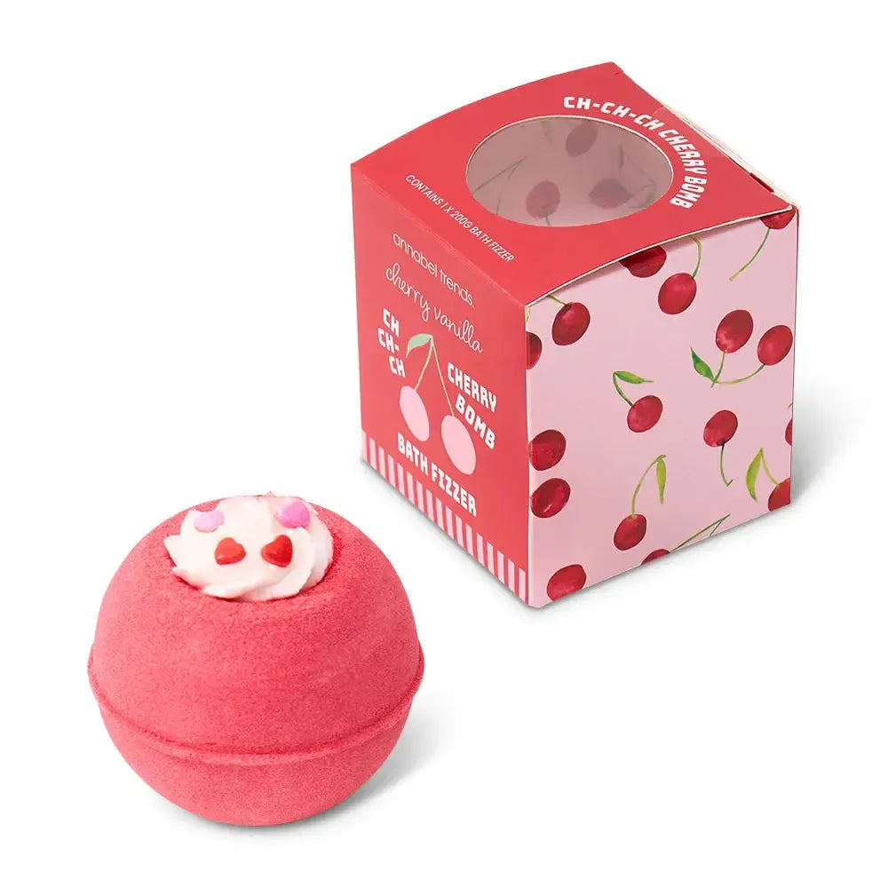 Bath Fizzer - Cherrylicious 200g-Beauty & Well-Being-Annabel Trends-The Bay Room