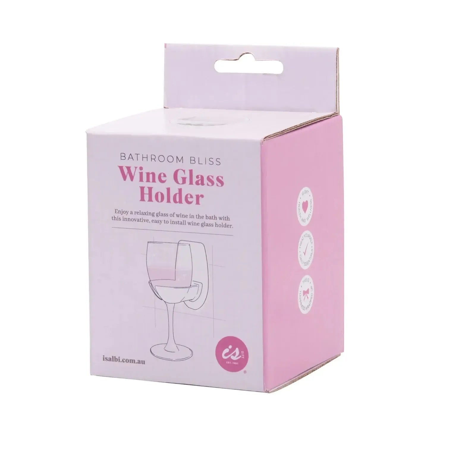 Bathroom Bliss - Wine Glass Holder-Fun & Games-IS Gift-The Bay Room