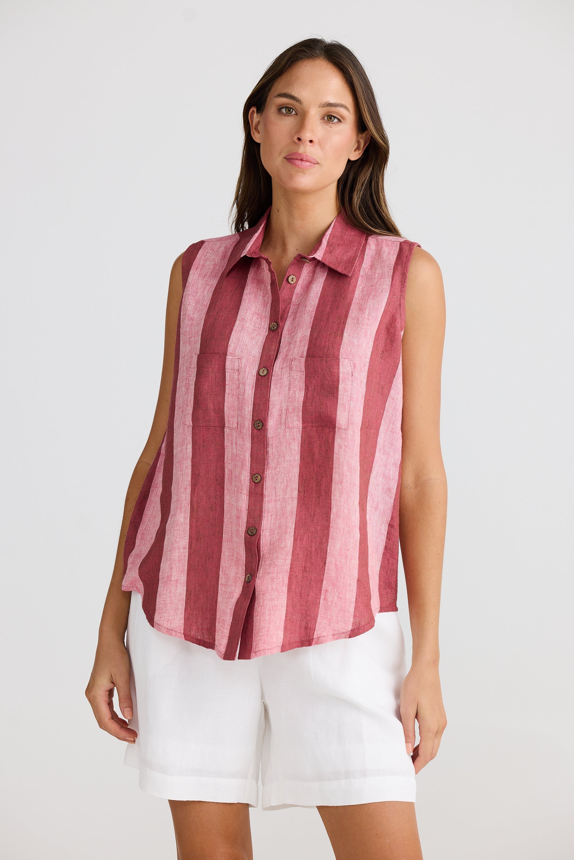 Bazzar Top - Porto Stripe-Tops-The Shanty Corporation-The Bay Room