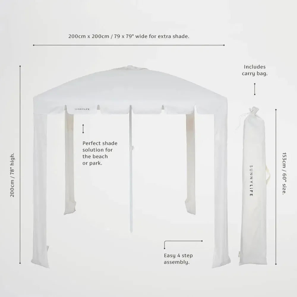 Beach Cabana Casa Blanca-Travel & Outdoors-Sunny Life-The Bay Room