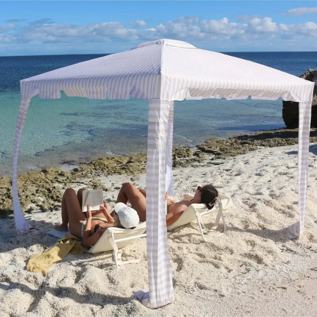 Beach Cabana Casa Stripe-Travel & Outdoors-Sunny Life-The Bay Room