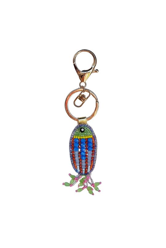 Beaded Fish Keychain-Keyrings-Zoda-The Bay Room