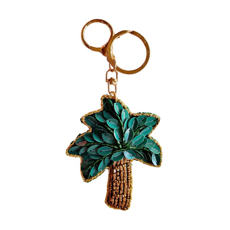 Beaded Palm Keychain-Keyrings-Zoda-The Bay Room