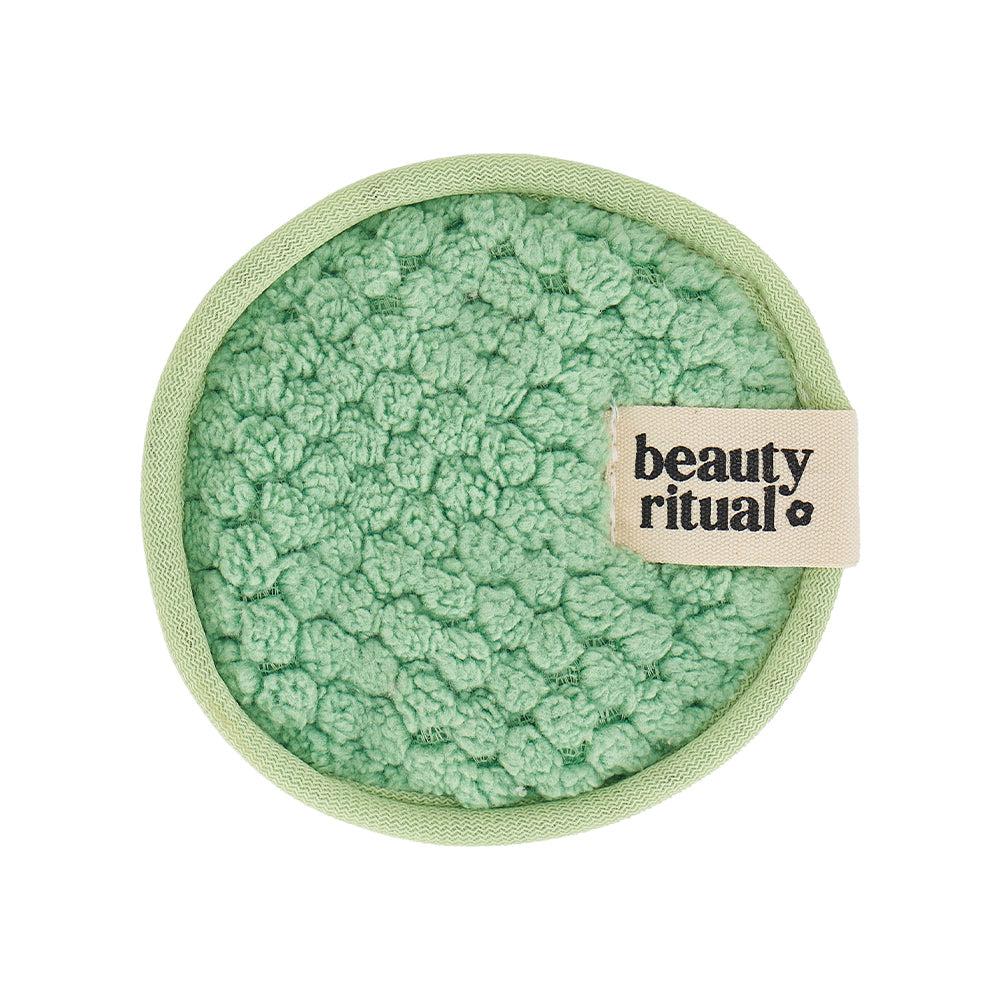 Beauty Ritual Luxury Waffle Cleansing Pads 4pc - Moss-Beauty & Well-Being-Annabel Trends-The Bay Room