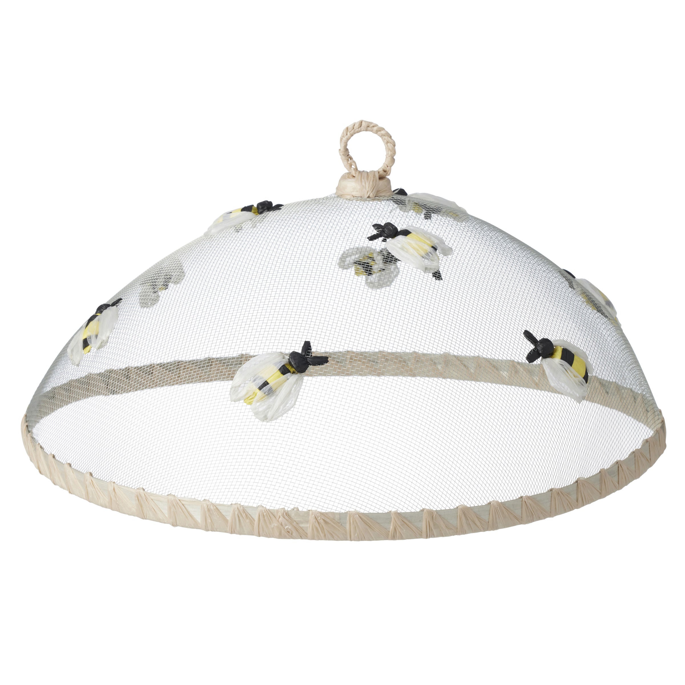 Bee Mesh Food Cover 35cm Beige-Dining & Entertaining-Coast To Coast Home-The Bay Room