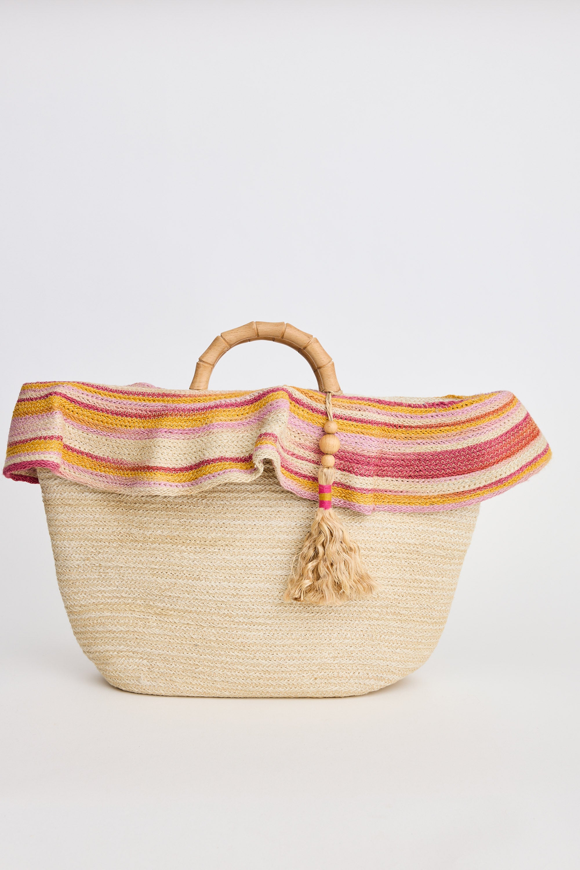 Bella Basket - Pink-Bags & Clutches-Holiday-The Bay Room