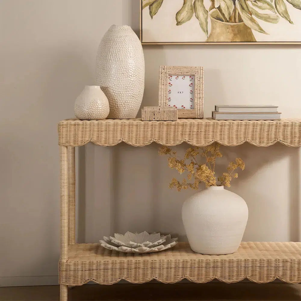 Belle Rattan Console-Furniture-Florabelle-The Bay Room