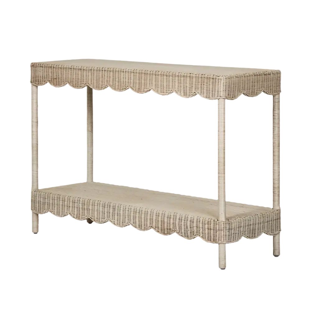 Belle Rattan Console-Furniture-Florabelle-The Bay Room