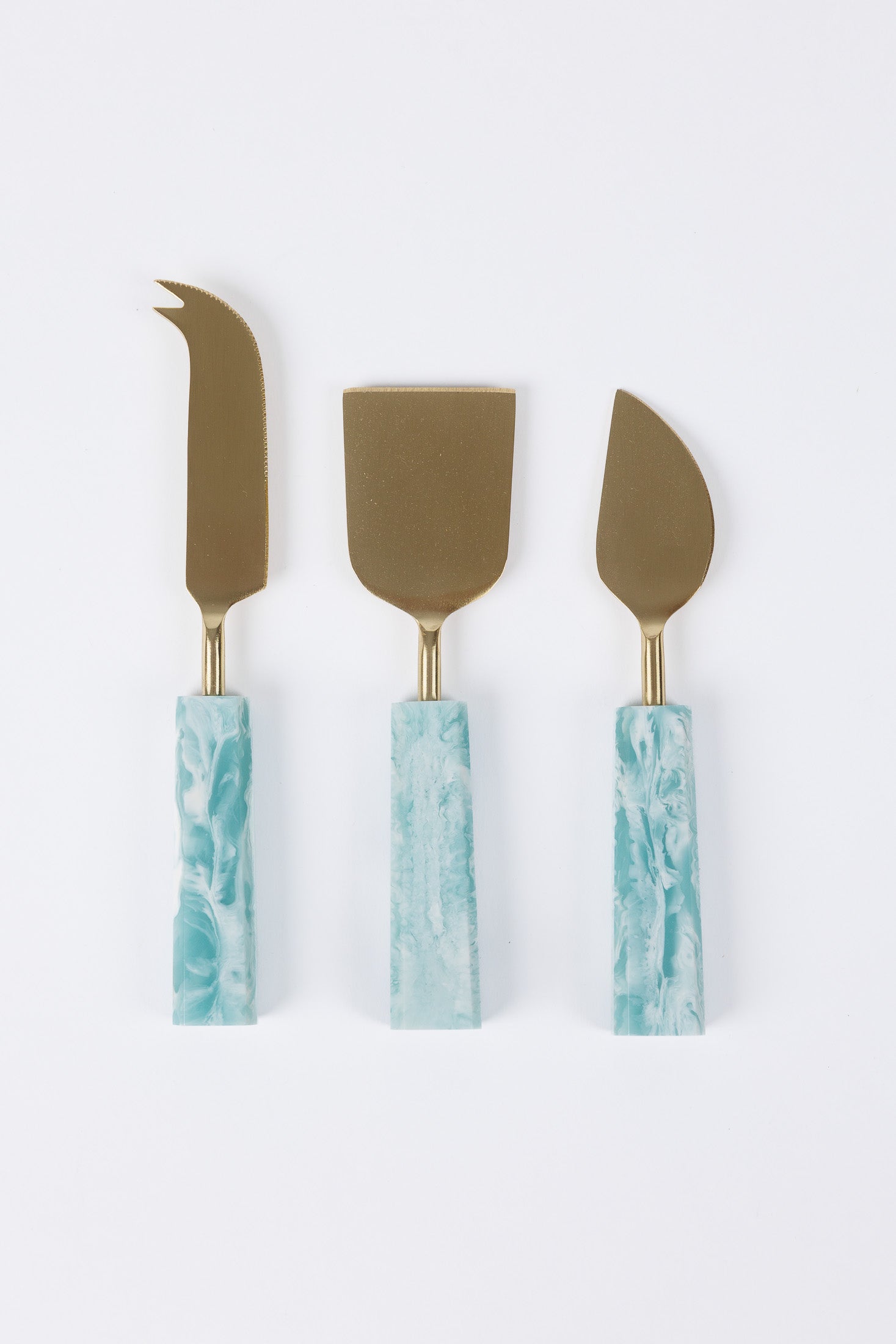 Benny Set of 3 Cheese Knives - Blue-Dining & Entertaining-Holiday-The Bay Room