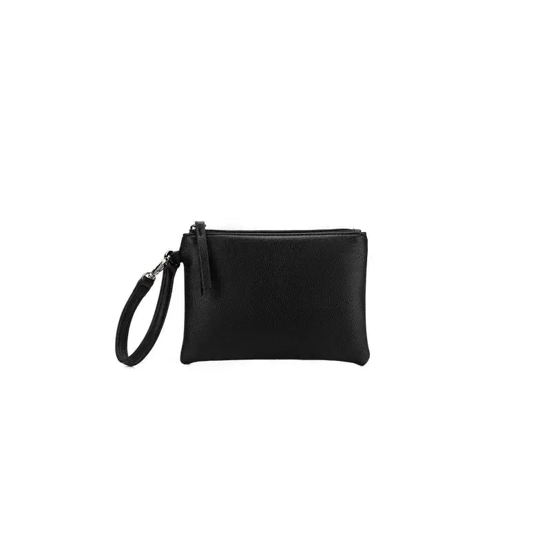 Bessette 2 Piece Black Woven Suedette-Bags & Clutches-Black Caviar Designs-The Bay Room