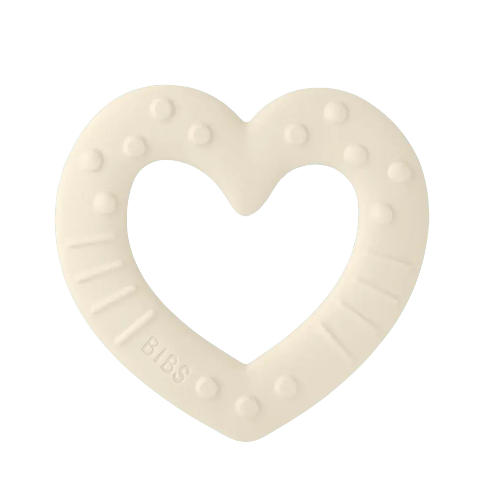 Bitie Heart - Ivory-Nursery & Nurture-BIBS-The Bay Room